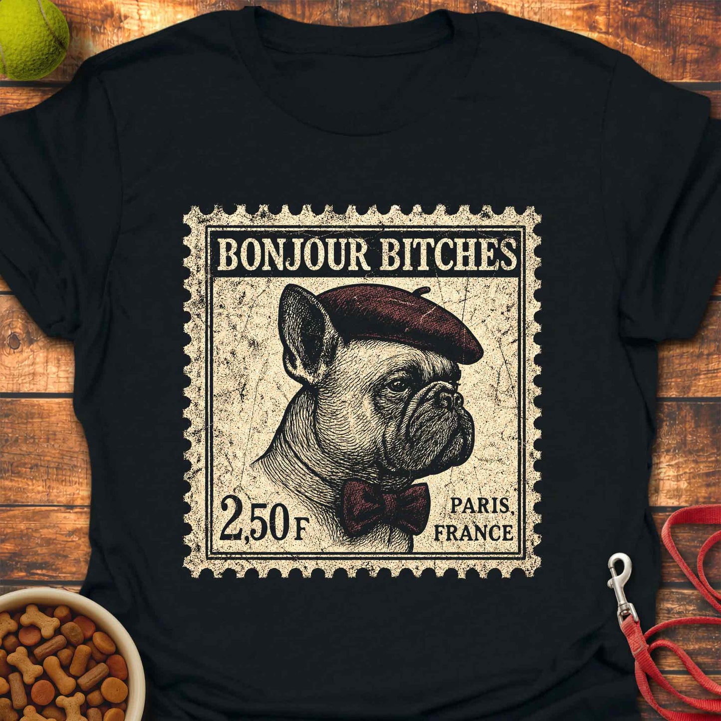French Bulldog Stamp
