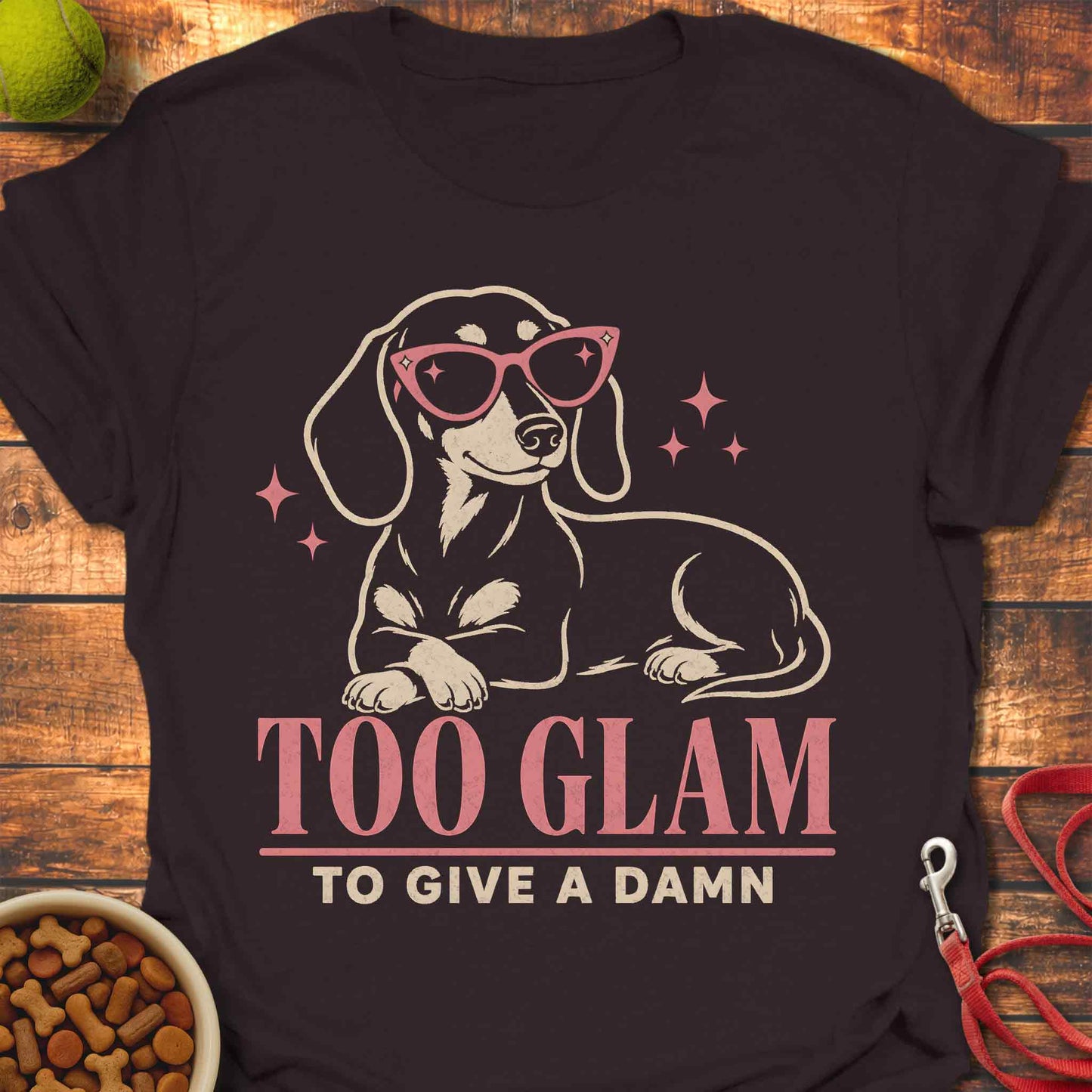 Glam Dachshund T-Shirt