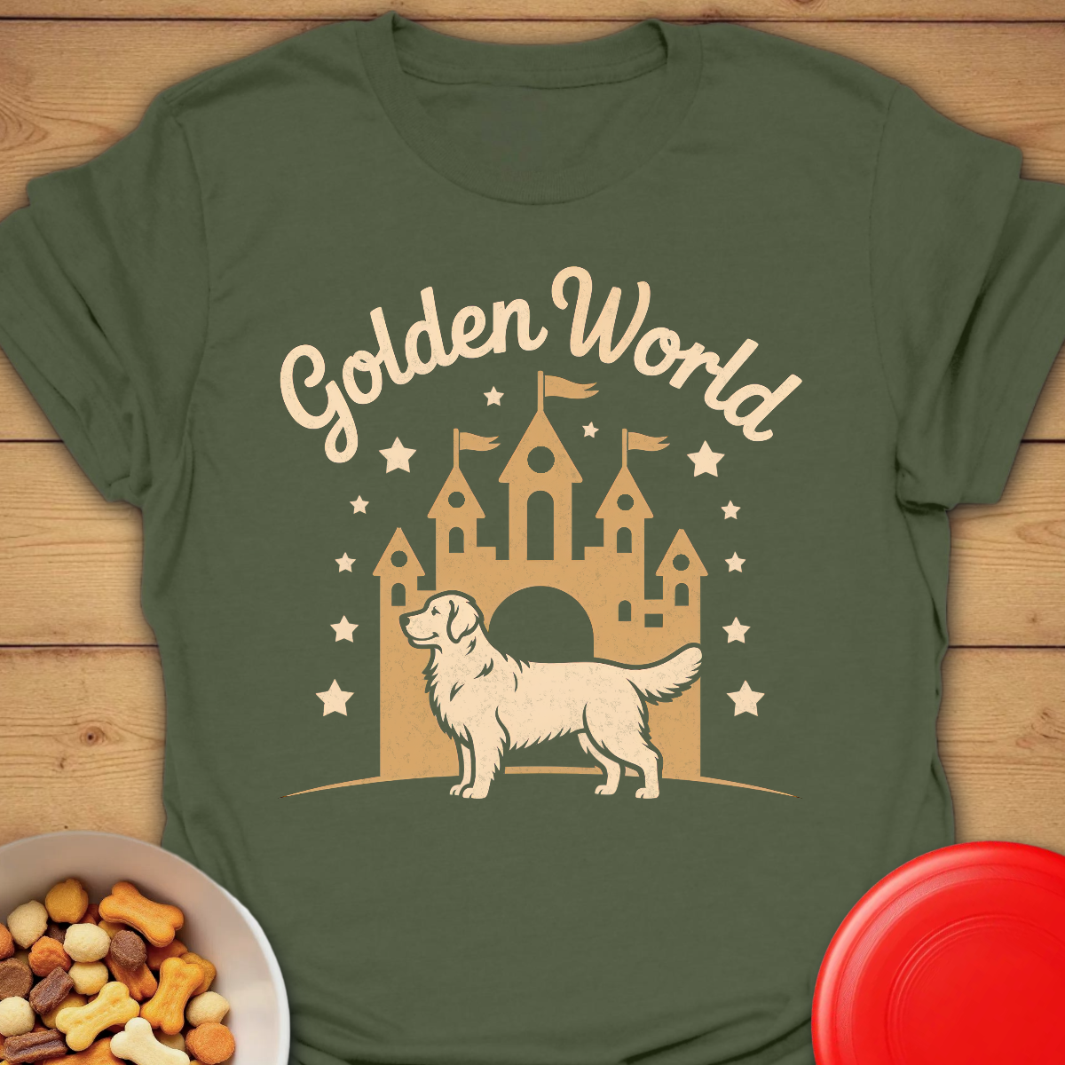 Golden Retriever World T-shirt