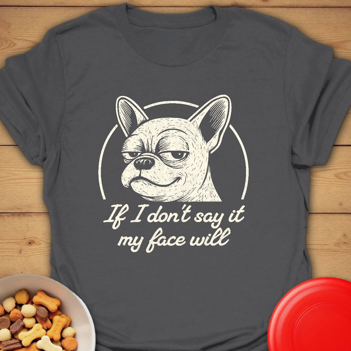 If I don't say it, my face will