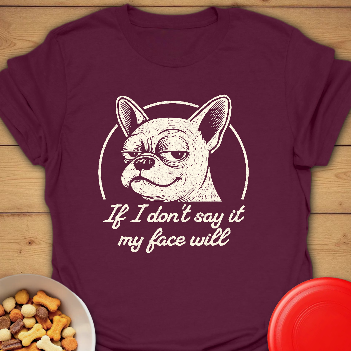 If I don't say it, my face will