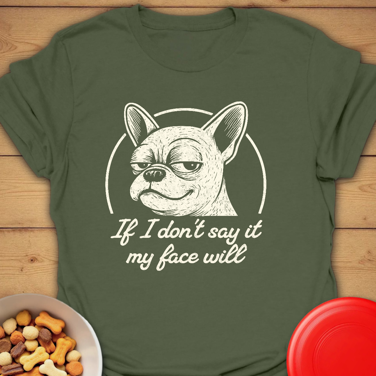 If I don't say it, my face will