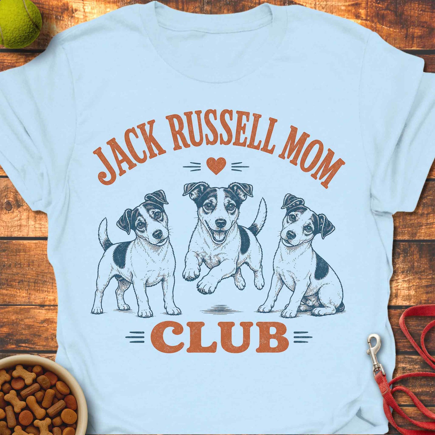 Jack Russell Mom Club T-shirt