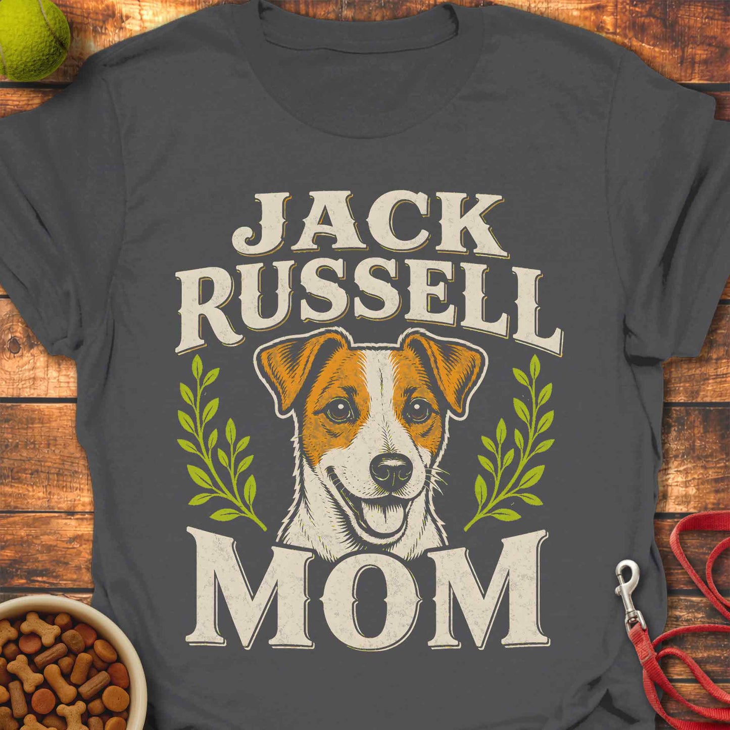 Jack Russell Mom Badge T-Shirt