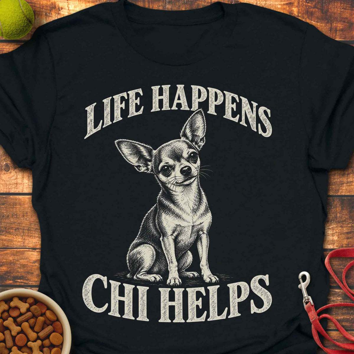 Life Happens Chihuahua T-Shirt