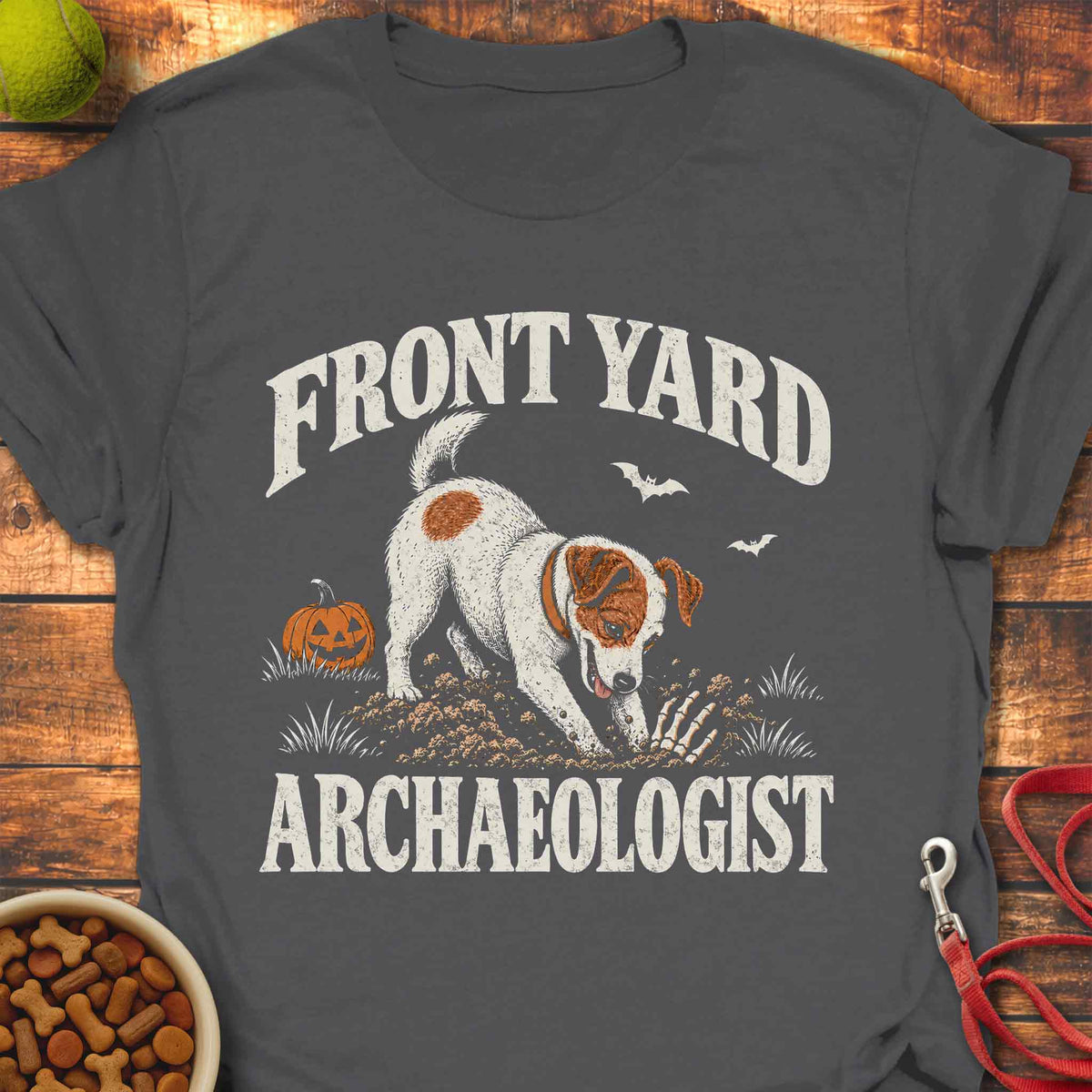 Archaeologist Jack Russell Halloween T-Shirt