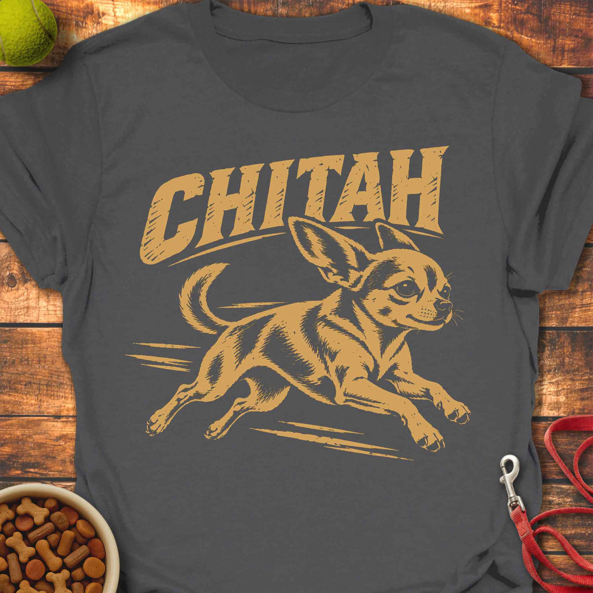 Chitah Chihuahua Crew T-Shirt