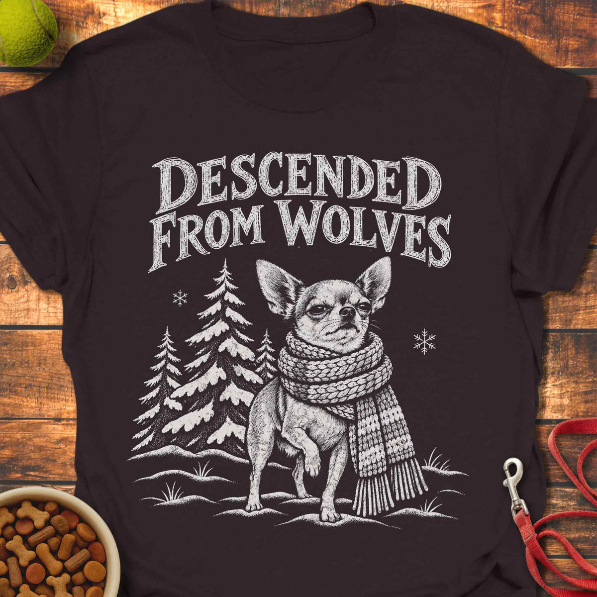 Winter Wolf Chihuahua T-Shirt