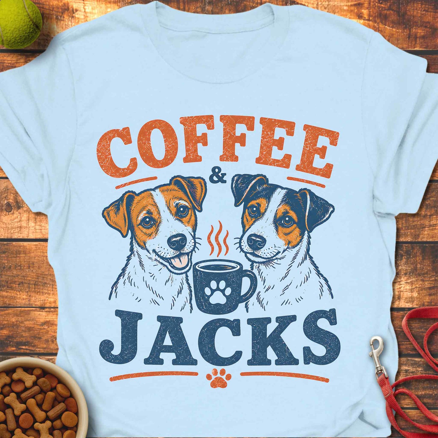 Coffee & Jack Russell T-shirt