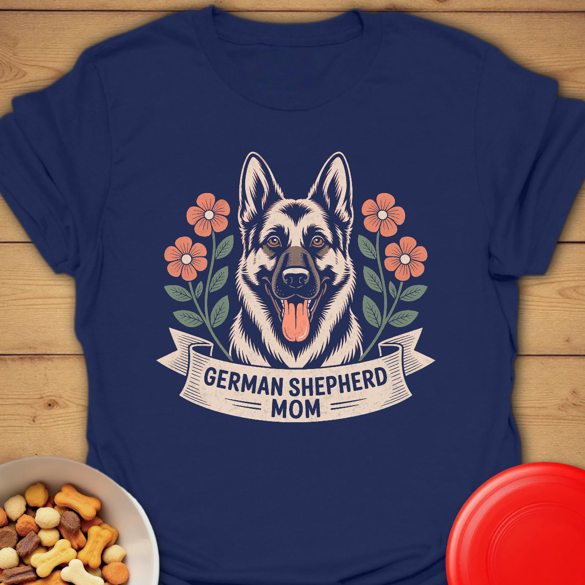 German Shepherd Mom T-shirt