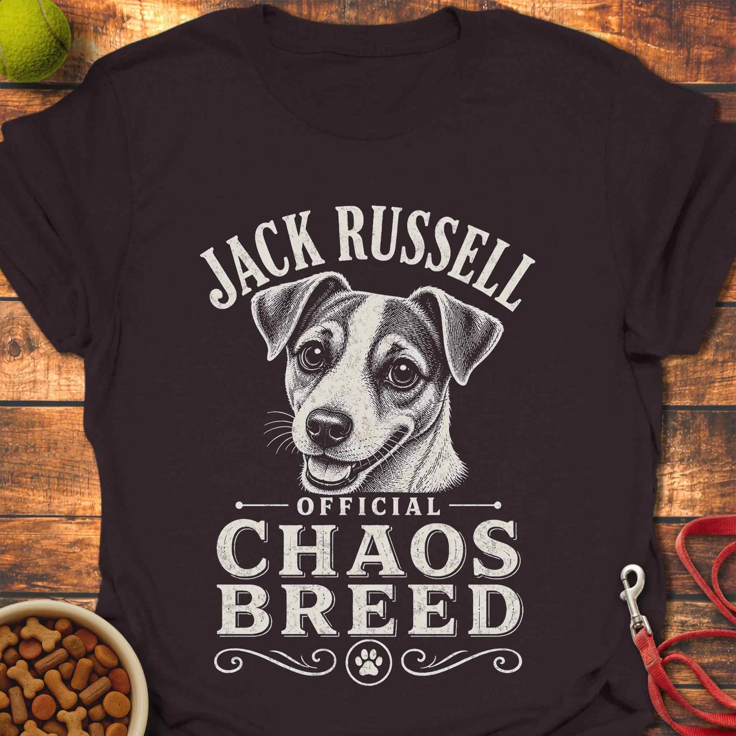 Jack Russell Chaos Breed T-shirt
