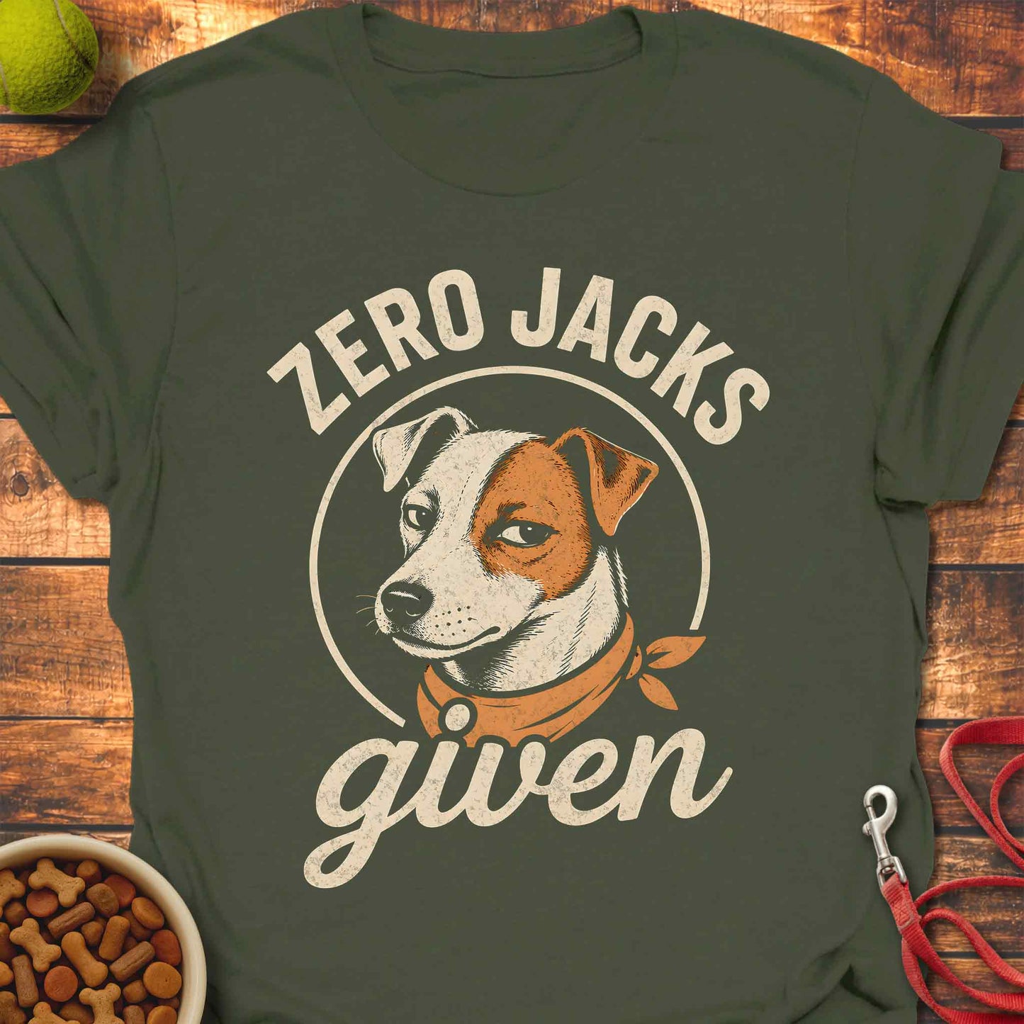 Zero Jacks Given – Jack Russell T-Shirt