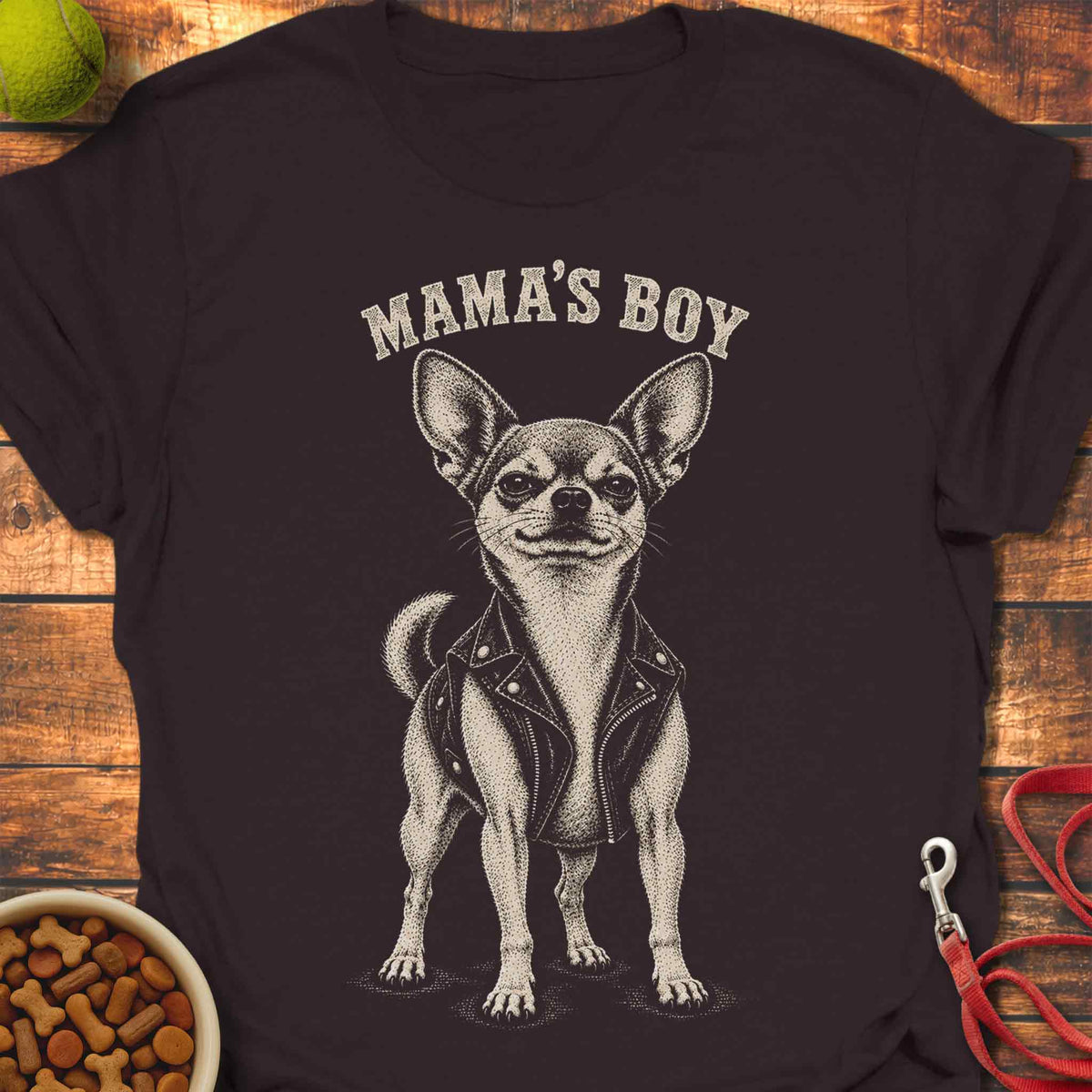 Mama's Boy Chihuahua T-Shirt