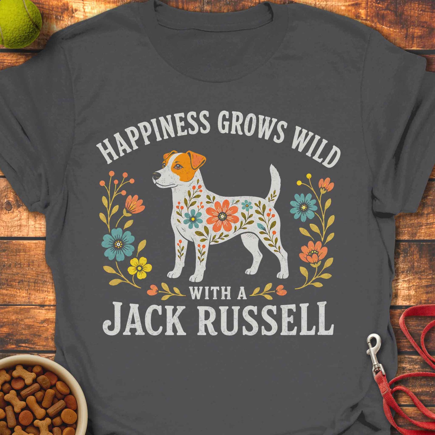 Wildflower Jack Russell T-shirt