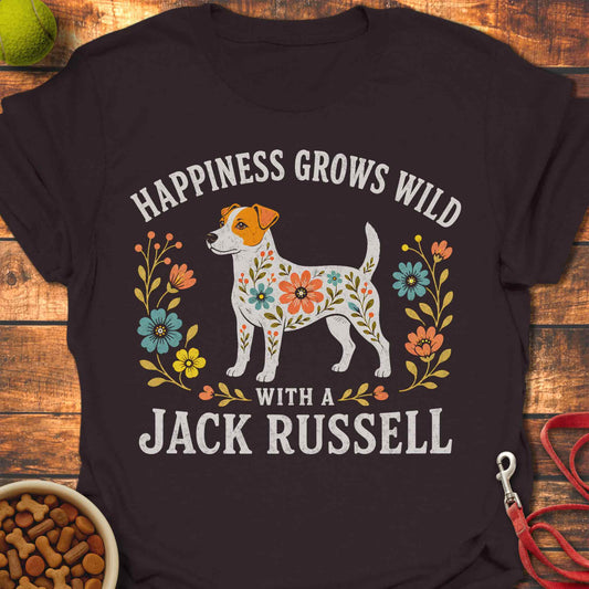Wildflower Jack Russell T-shirt