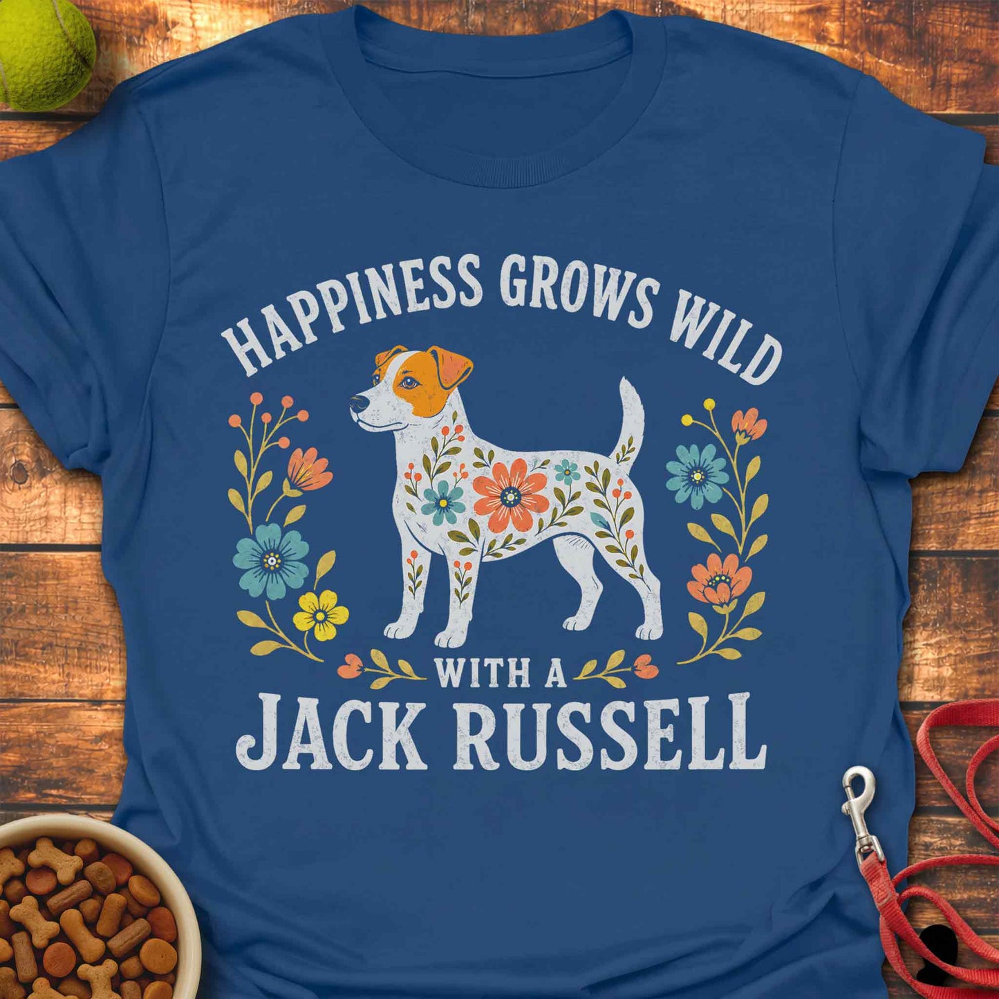 Wildflower Jack Russell T-shirt