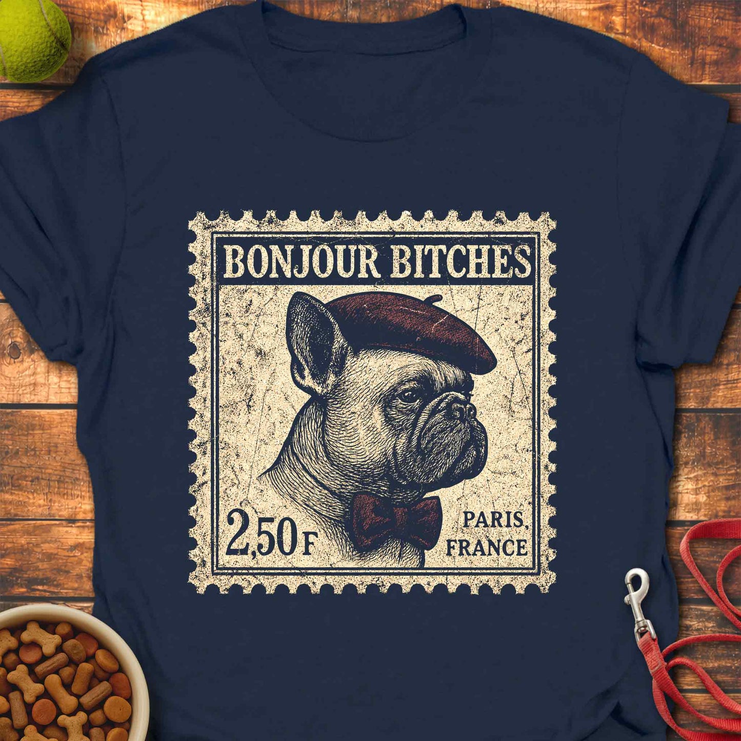 French Bulldog Stamp