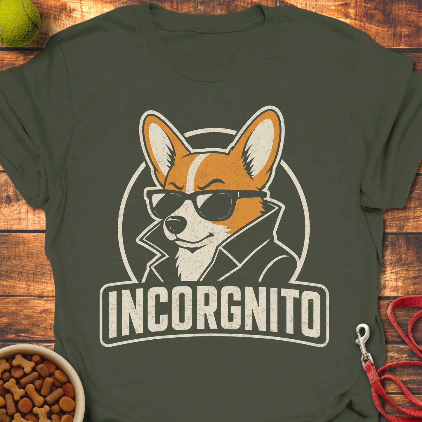 Incognito Corgi T-Shirt