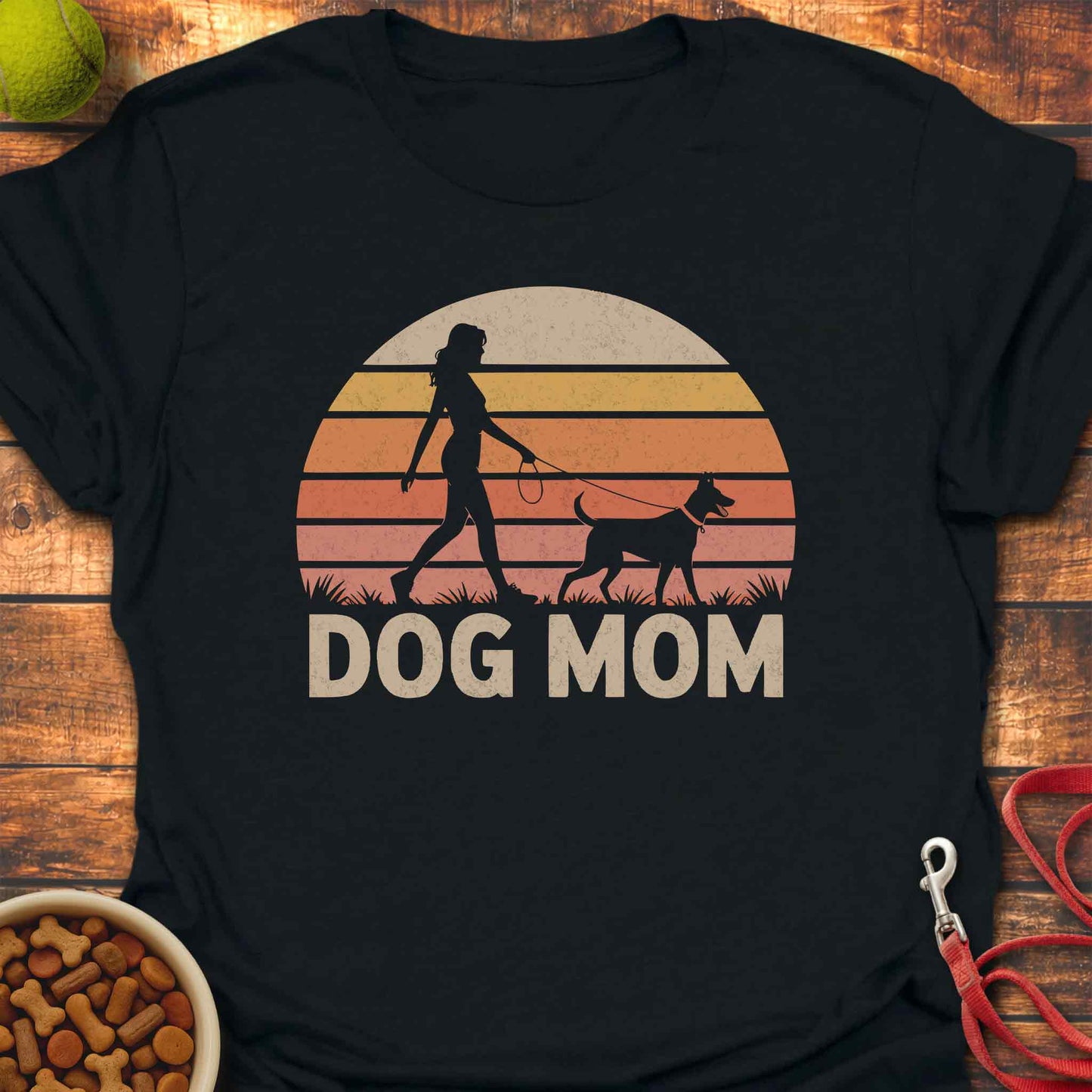 Sunset Dog Mom