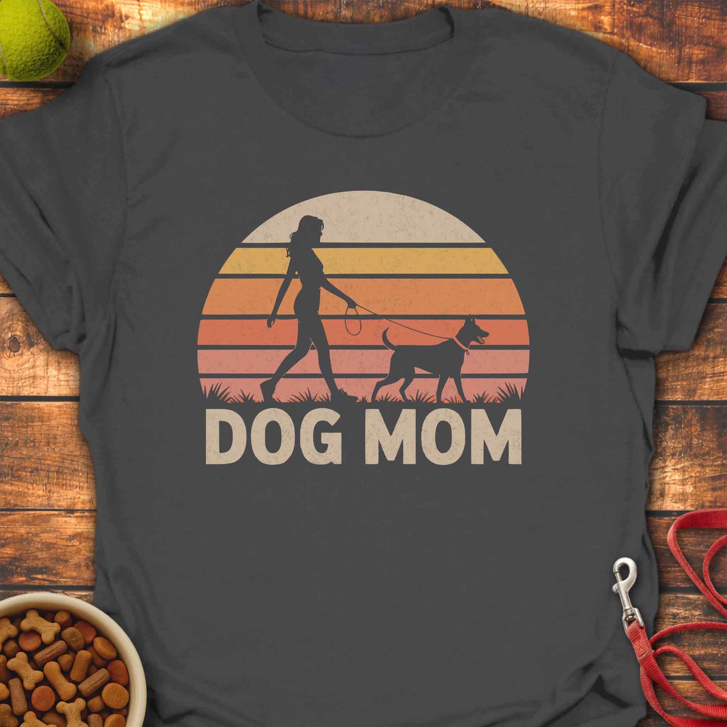 Sunset Dog Mom