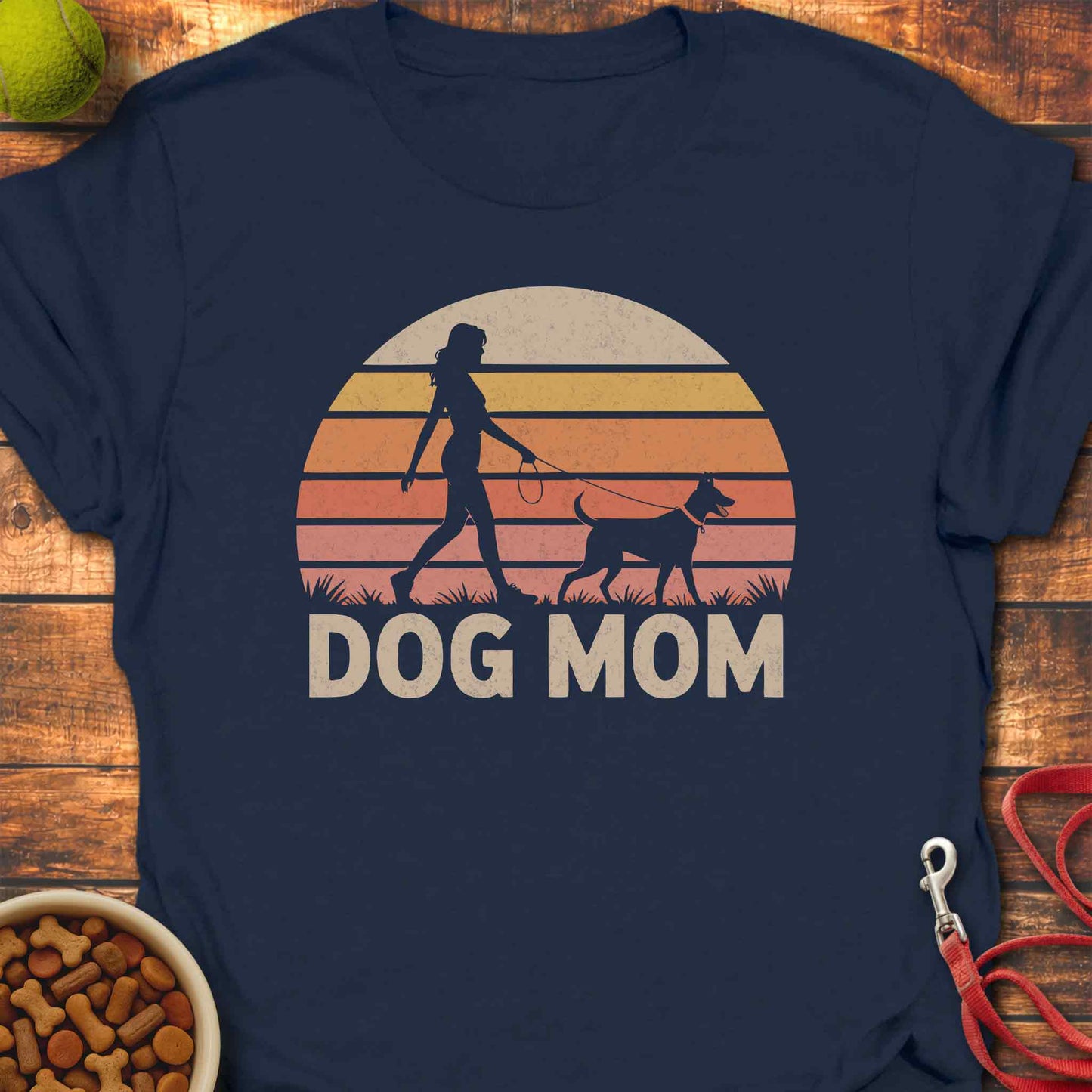 Sunset Dog Mom