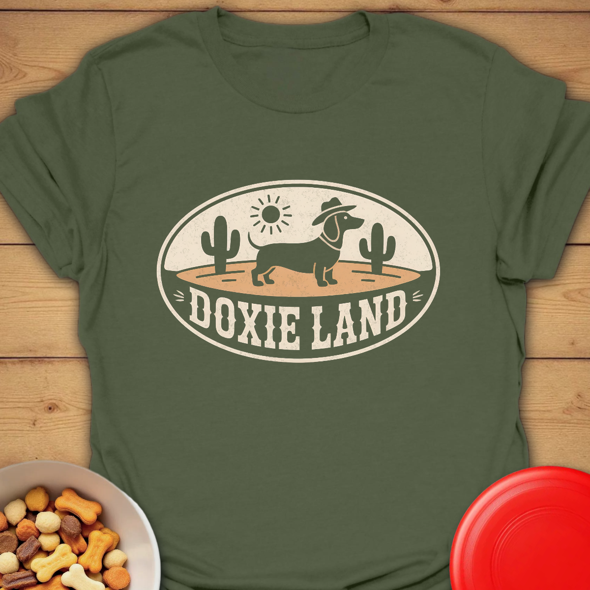 Doxie Land: Desert Adventures T-shirt