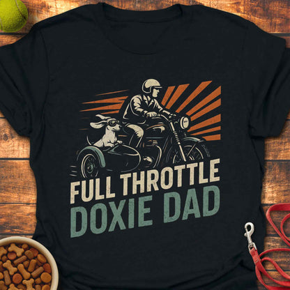 Dachshund Dad Biker Tee