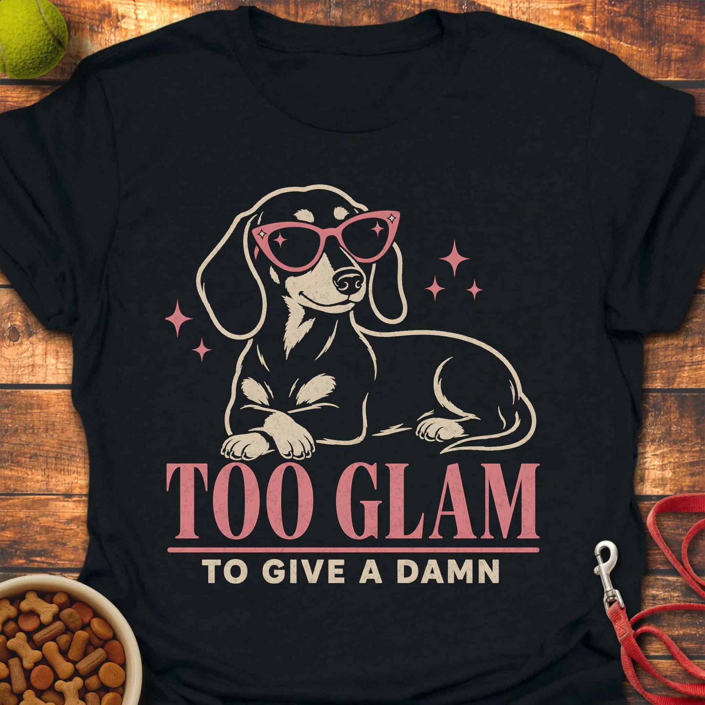 Glam Dachshund T-Shirt