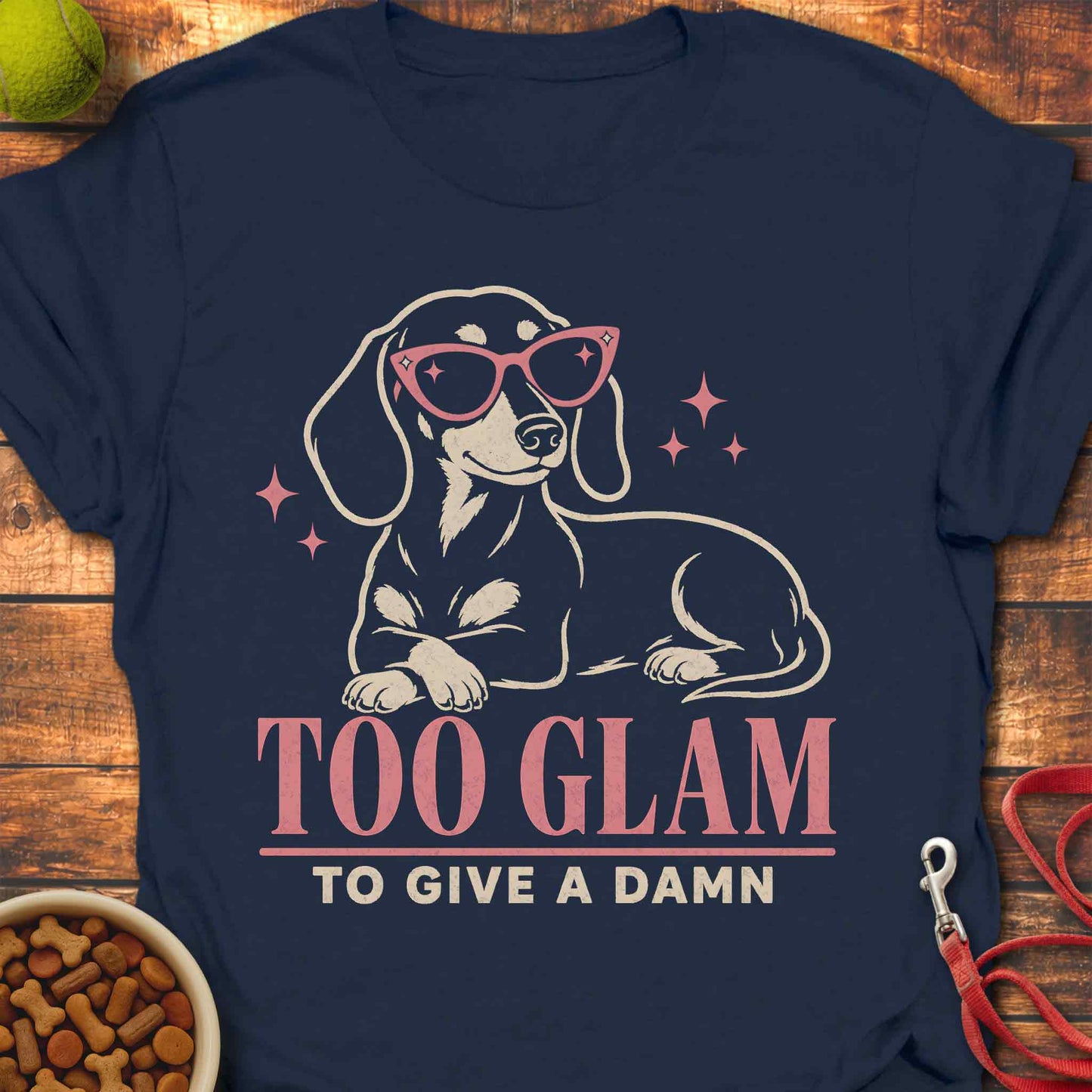 Glam Dachshund T-Shirt