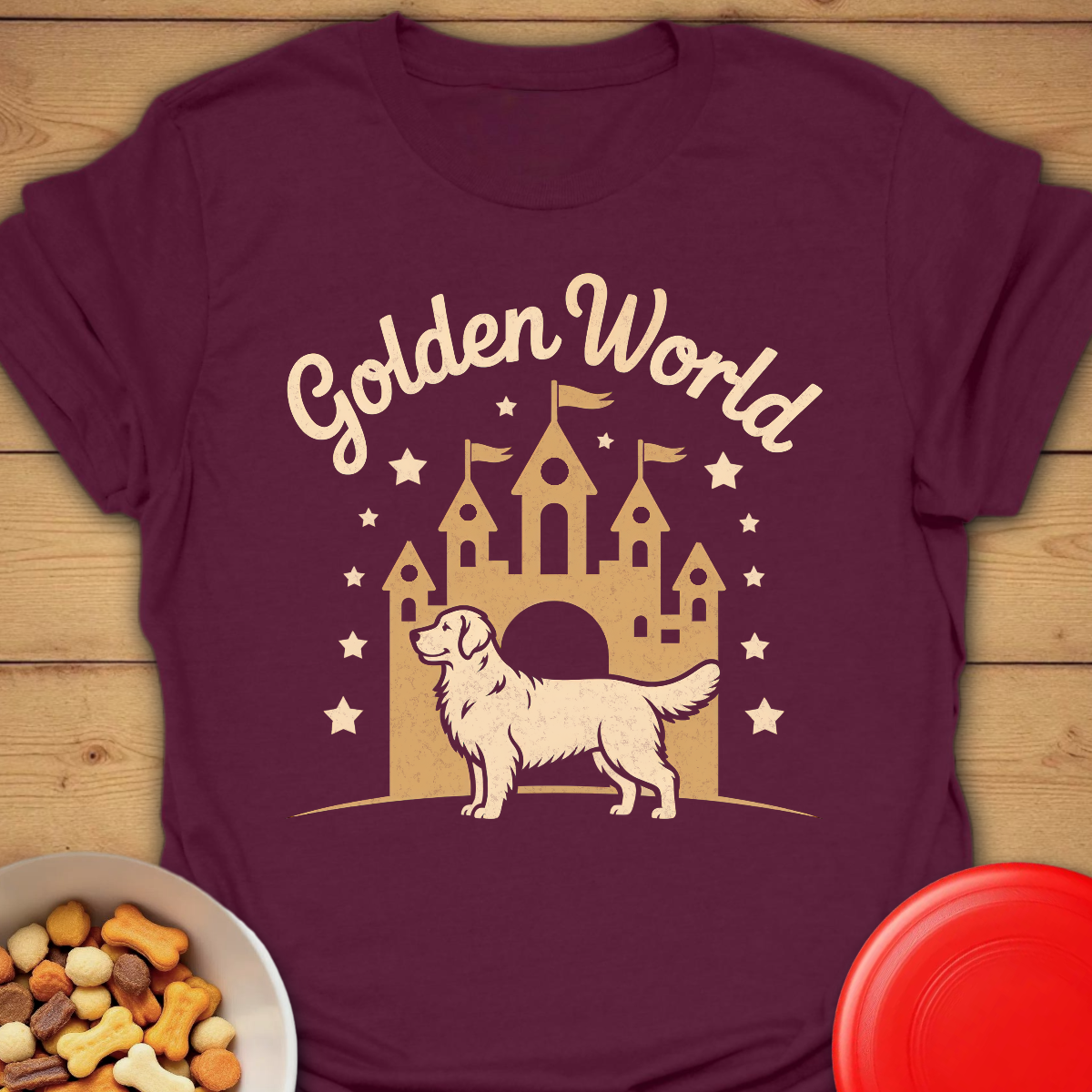 Golden Retriever World T-shirt