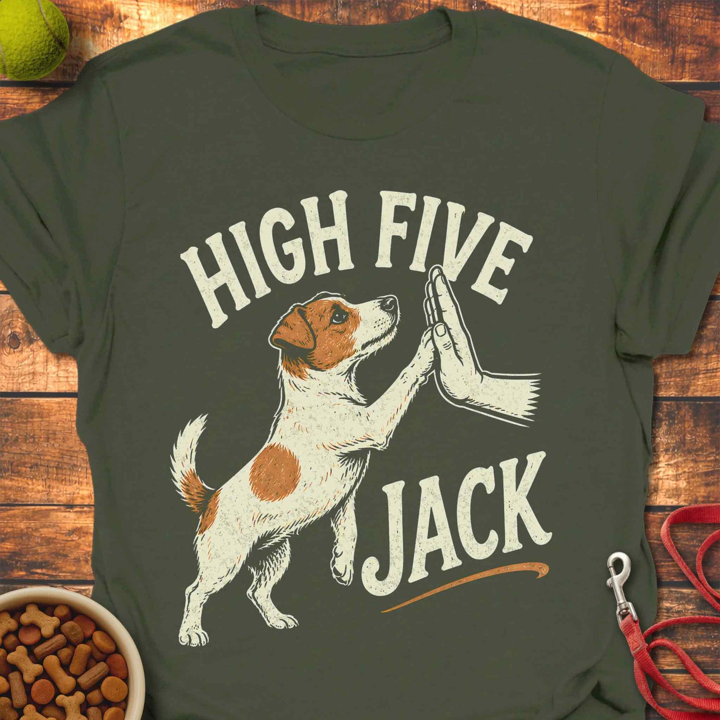 Jack Russell High Five T-shirt