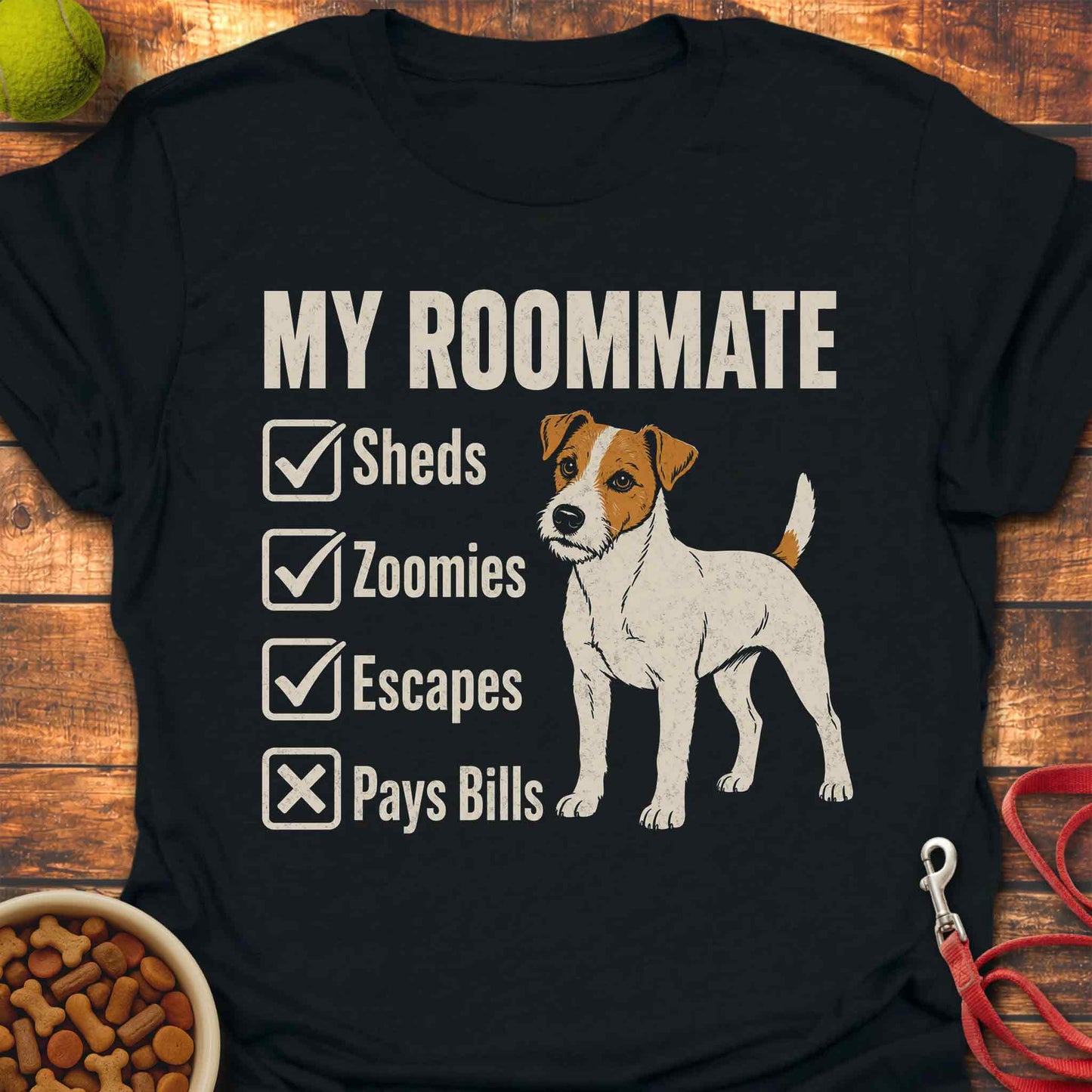 Jack Russell Roommate T-shirt