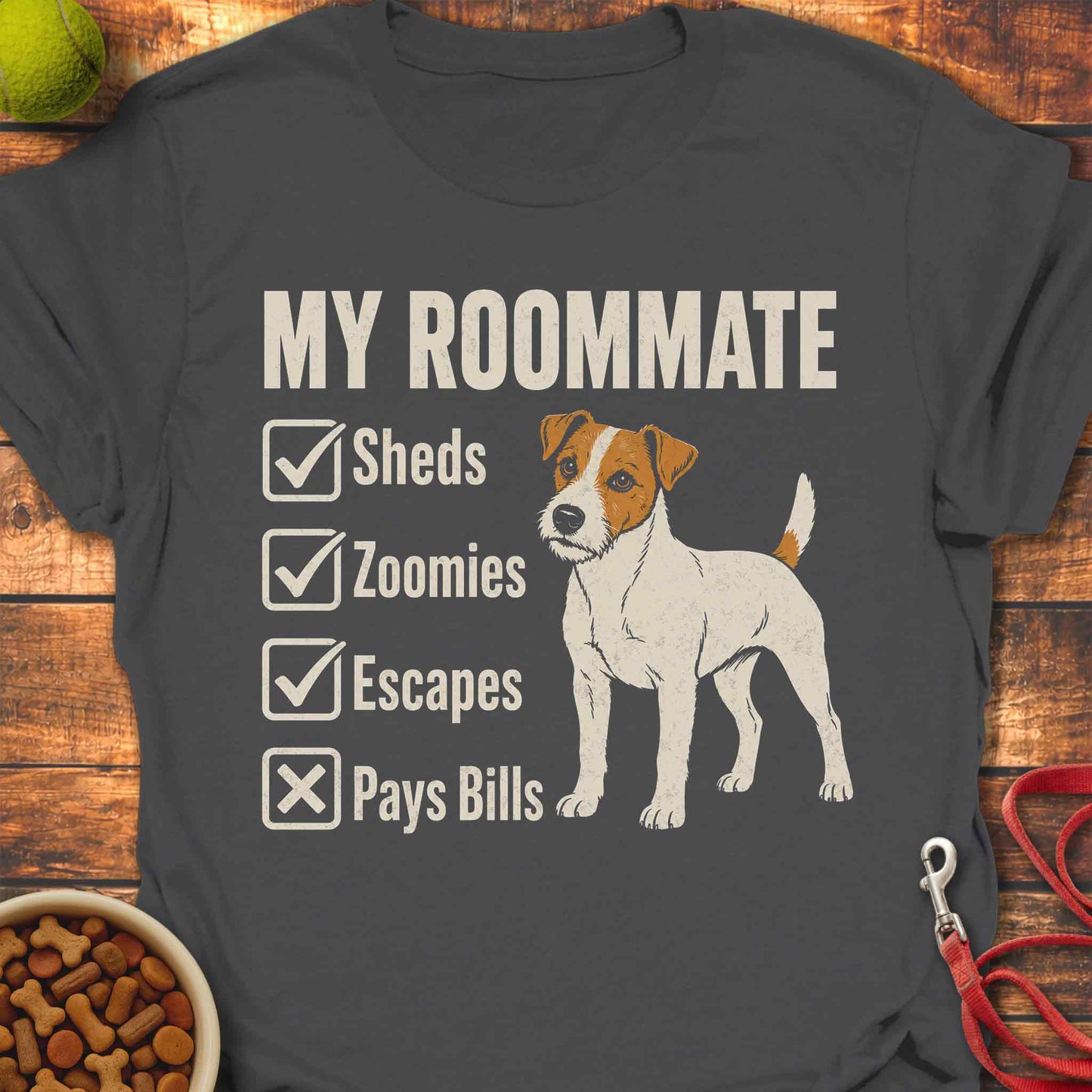 Jack Russell Roommate T-shirt