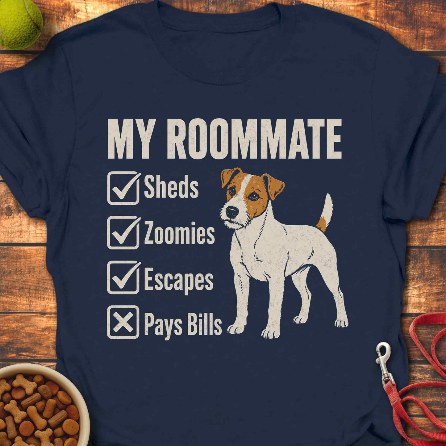 Jack Russell Roommate T-shirt