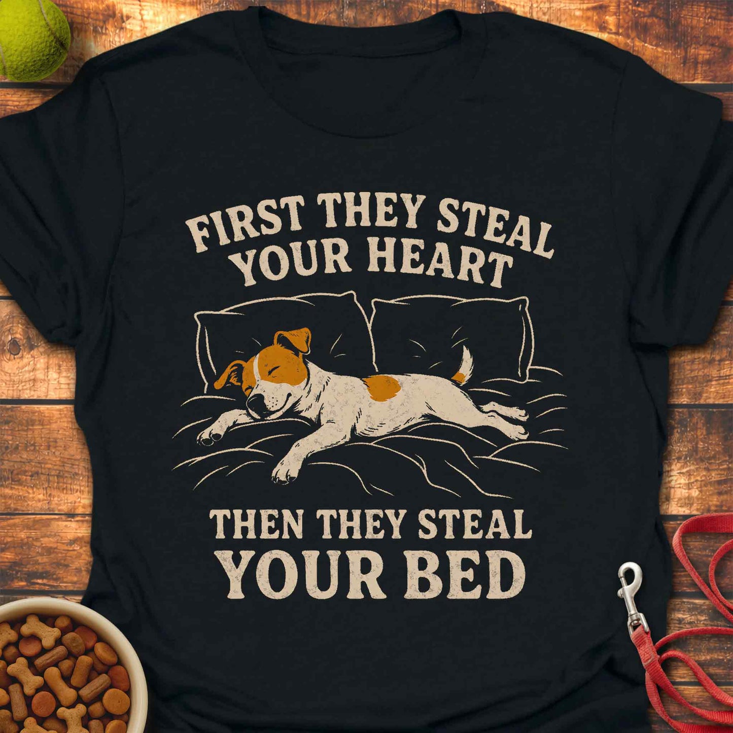 Jack Russell Bed Stealer T-Shirt