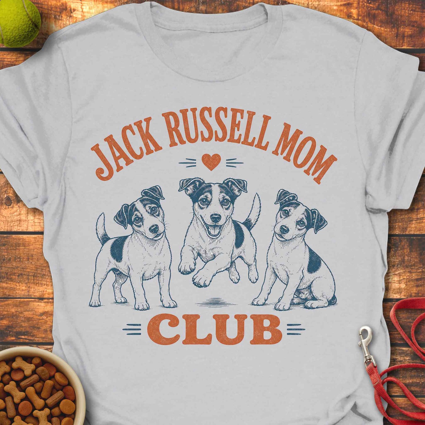 Jack Russell Mom Club T-shirt