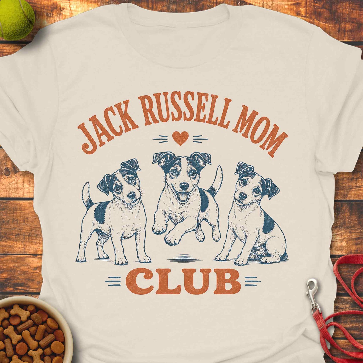 Jack Russell Mom Club T-shirt