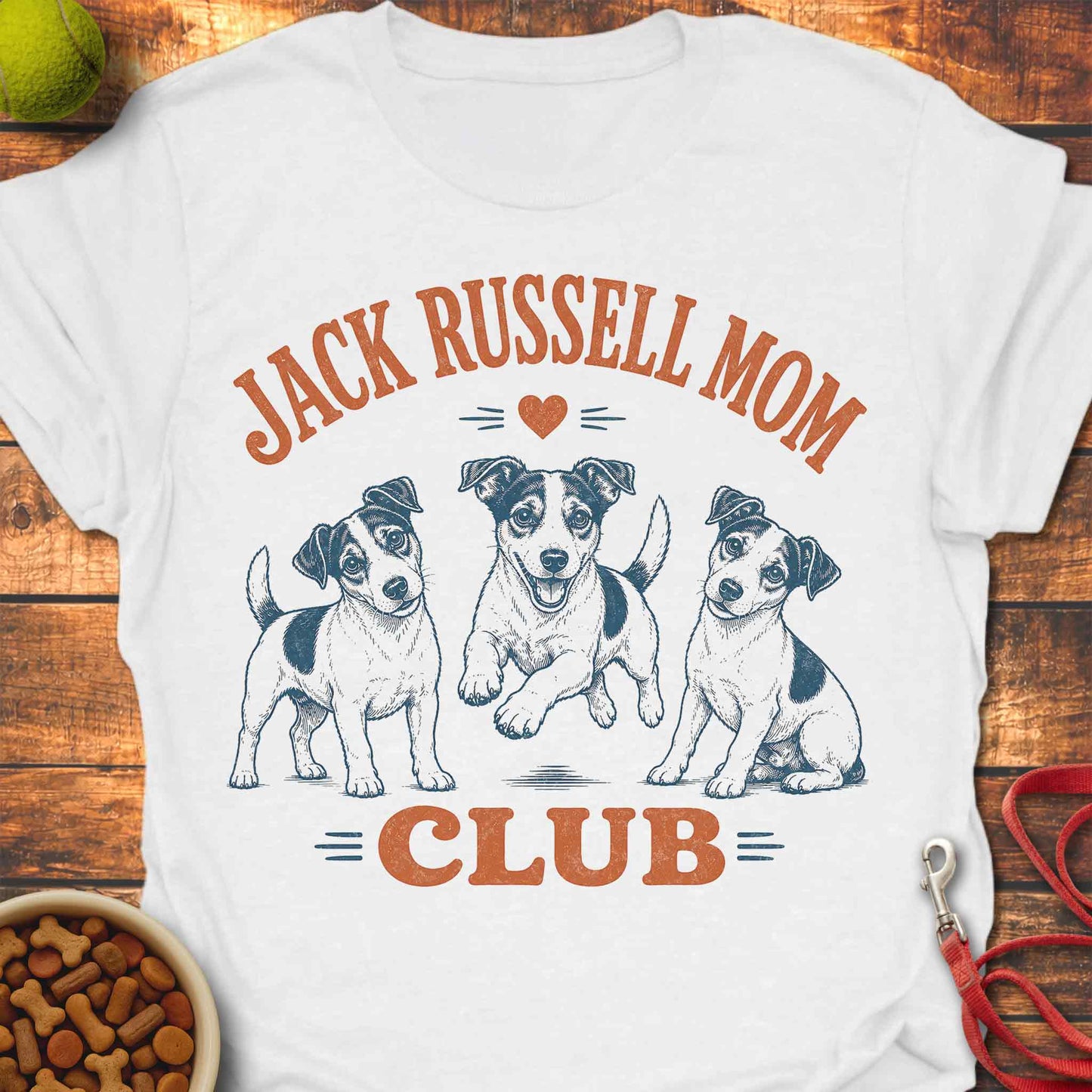 Jack Russell Mom Club T-shirt