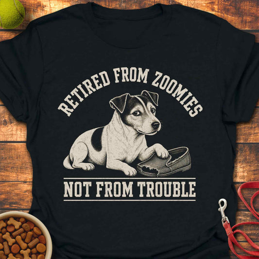Retired From Zoomies JRT T-Shirt