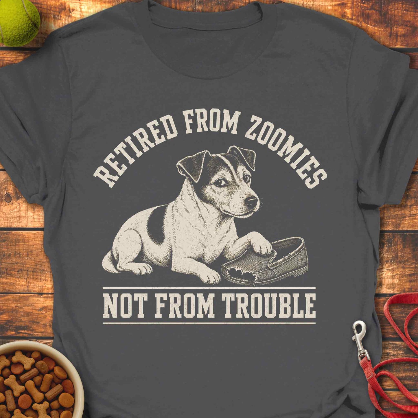 Retired From Zoomies JRT T-Shirt