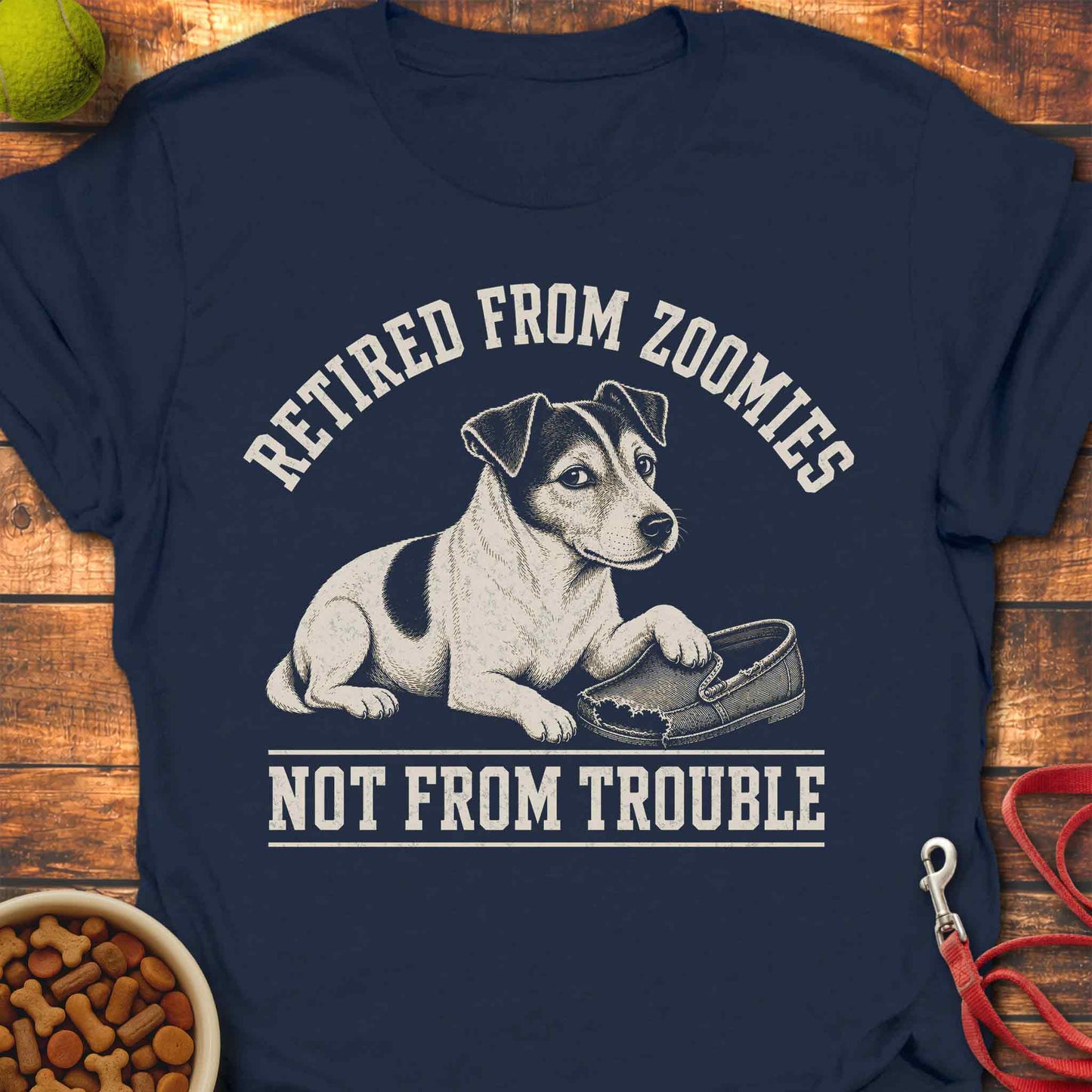 Retired From Zoomies JRT T-Shirt