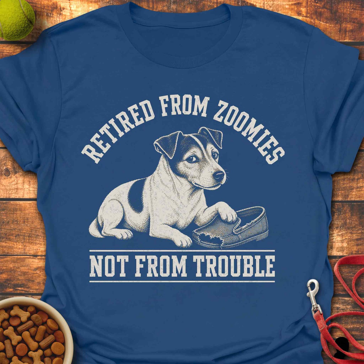 Retired From Zoomies JRT T-Shirt
