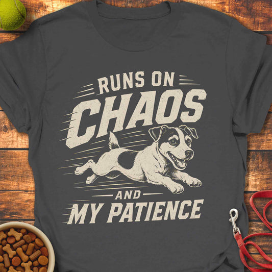 Jack Russell Runs On Chaos T-Shirt