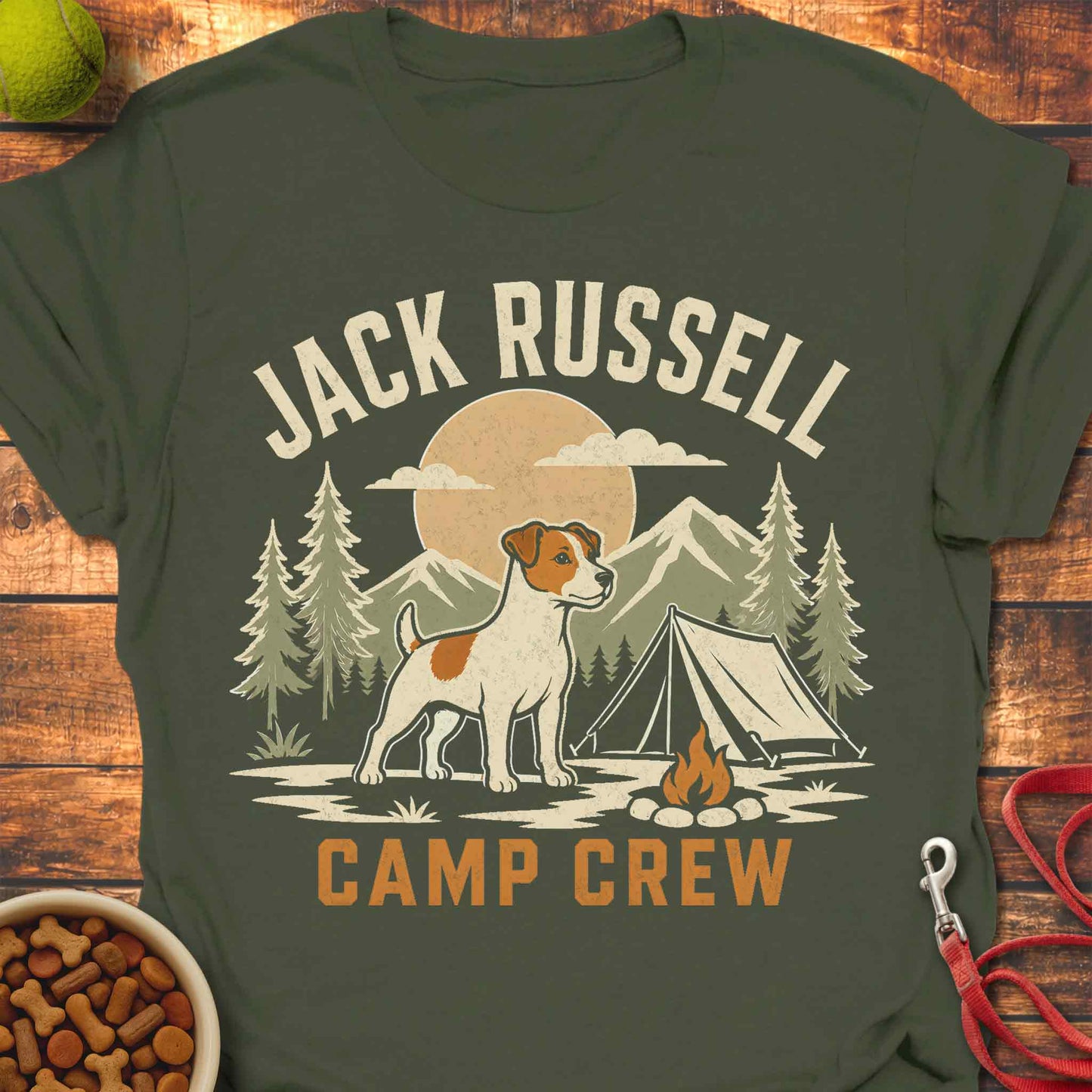 Jack Russell Camp Crew T-Shirt