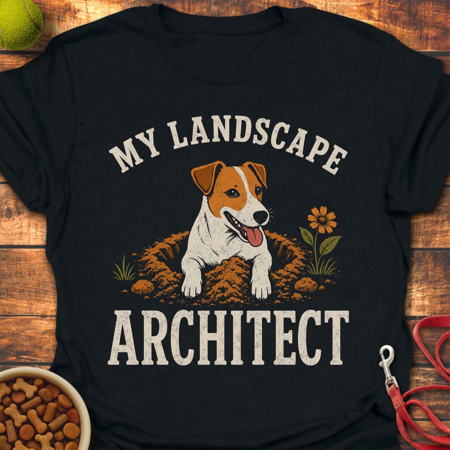 Jack Russell Landscape Architect T-Shirt