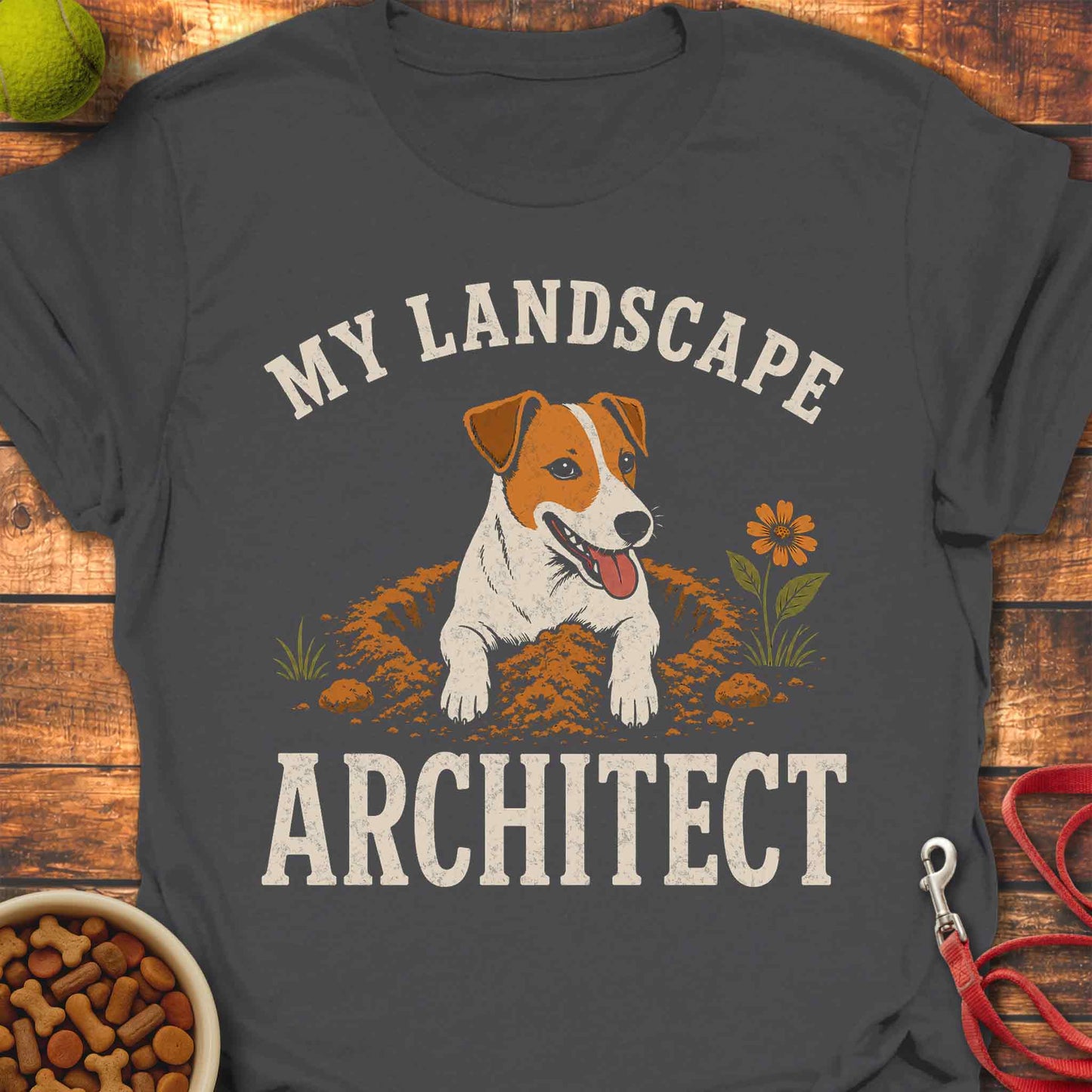 Jack Russell Landscape Architect T-Shirt
