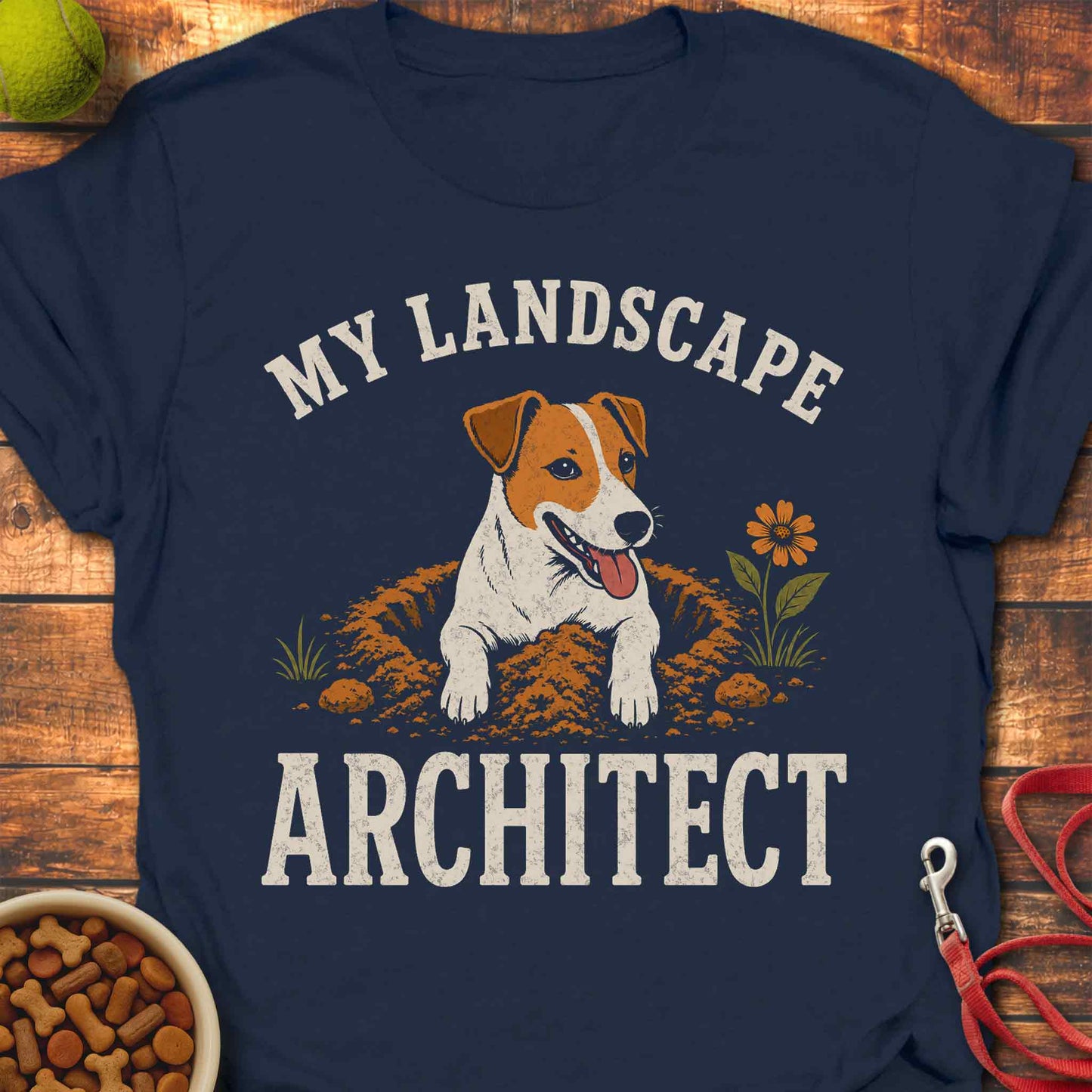 Jack Russell Landscape Architect T-Shirt