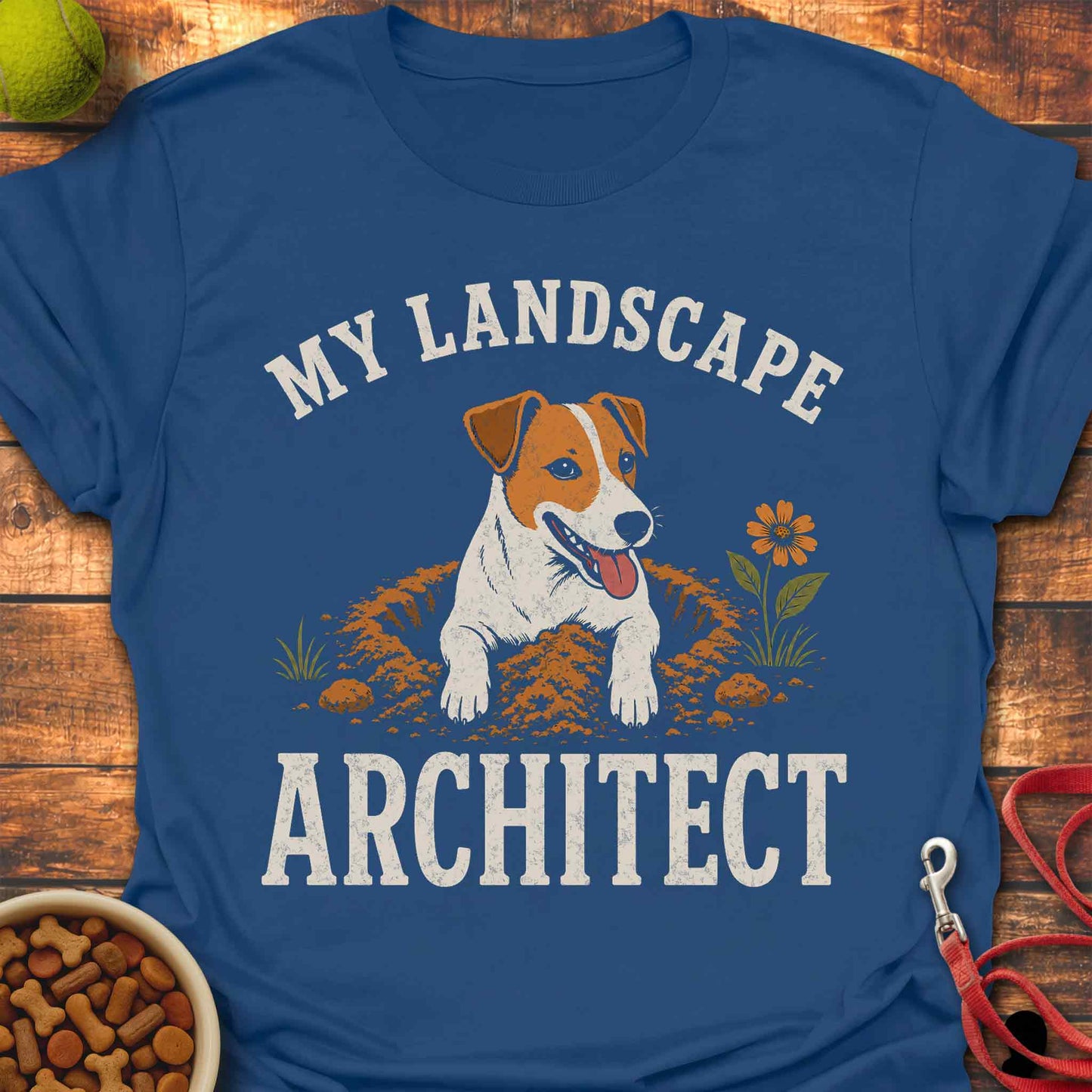 Jack Russell Landscape Architect T-Shirt