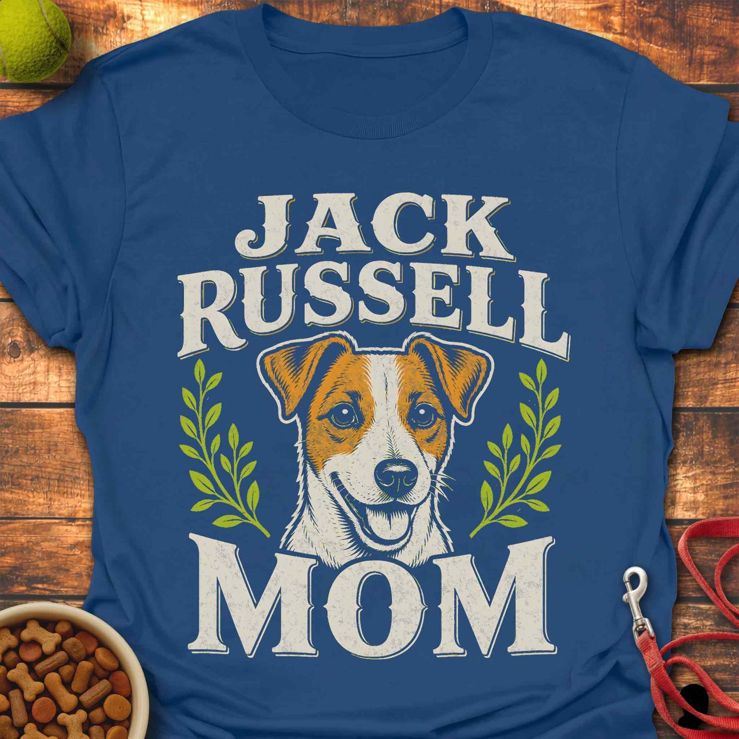 Jack Russell Mom Badge T-Shirt