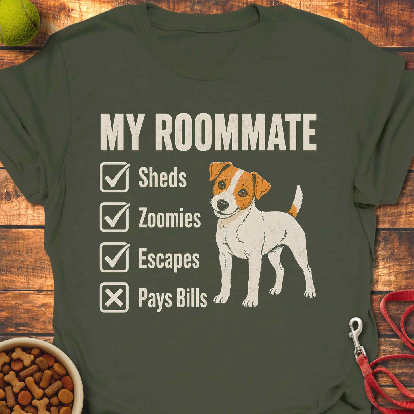 My Roommate Jack Russell T-Shirt